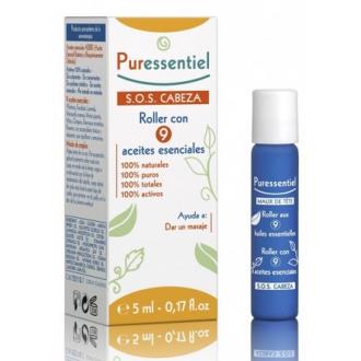 ROLLER SOS CABEZA con 9 AE – 5ml – PURESSENTIEL