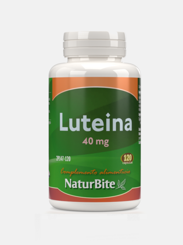 Luteina 40mg - 120 cápsulas - NaturBite