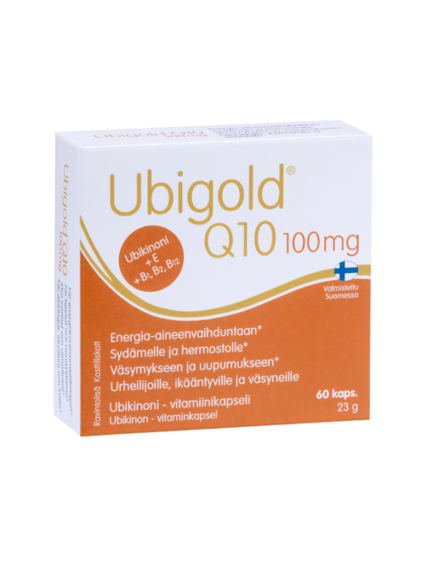 Ubigold Q10 100mg - 60 cápsulas - Natural e Eficaz