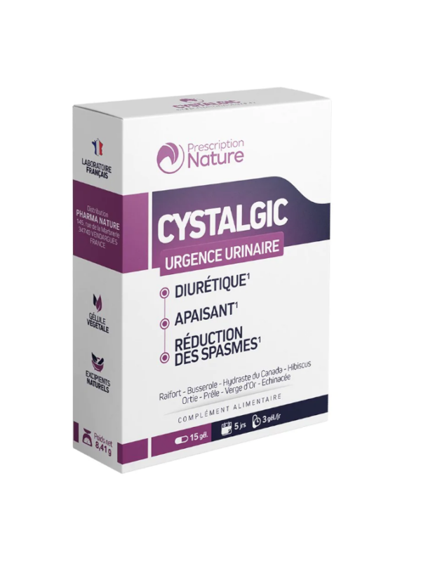 CYSTALGIC - 15 cápsulas - Prescription Nature