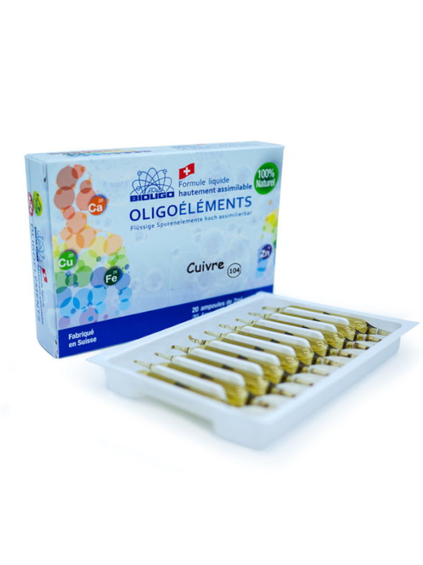 Oligoelemento Cobre - 20 ampollas - Bioligo