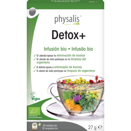 Detox+ infusión bio – 20 sobres – Physalis