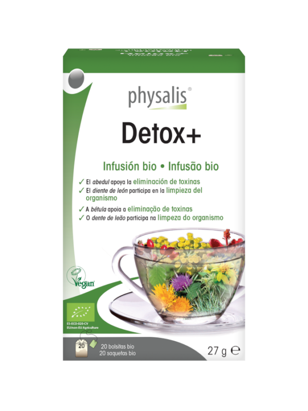 Detox+ infusión bio - 20 sobres - Physalis