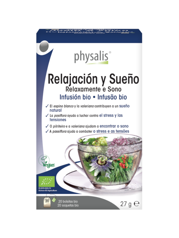 Relajación y Sueño infusión bio - 20 sobres - Physalis