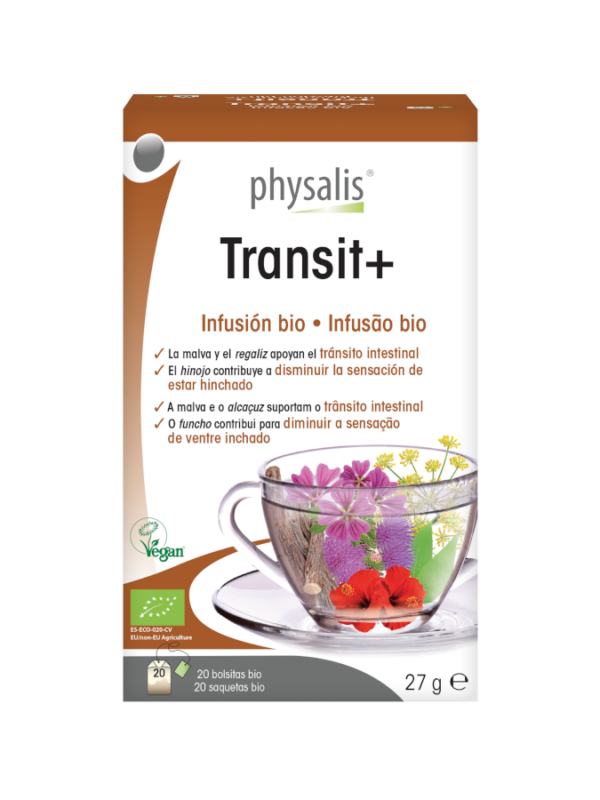 Transit+ infusión bio - 20 sobres - Physalis