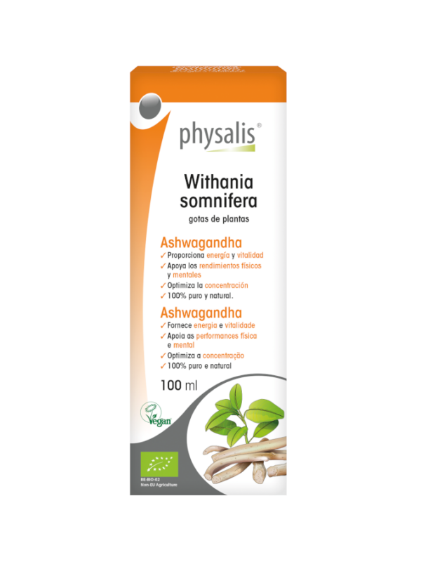 Withania somnifera gotas - 100ml - Physalis