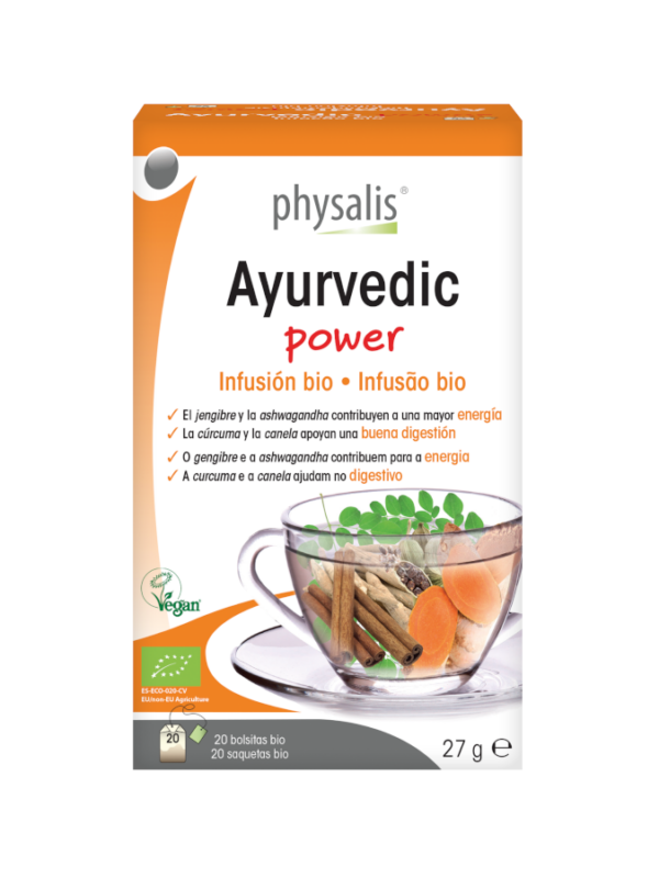 Ayurvedic power infusion bio - 20 sobres - Physalis