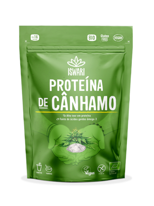 Proteína de cáñamo en polvo Bio - 350 g - Iswari