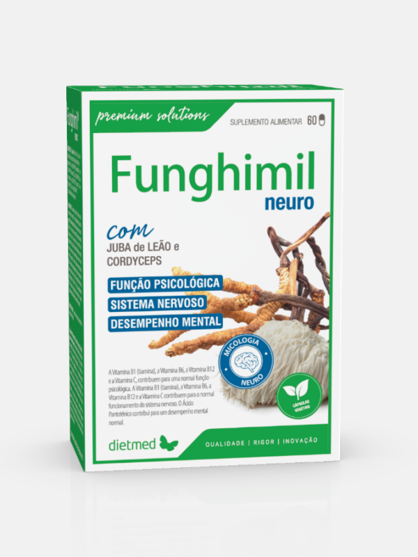 Funghimil Neuro - 60 cápsulas - DietMed