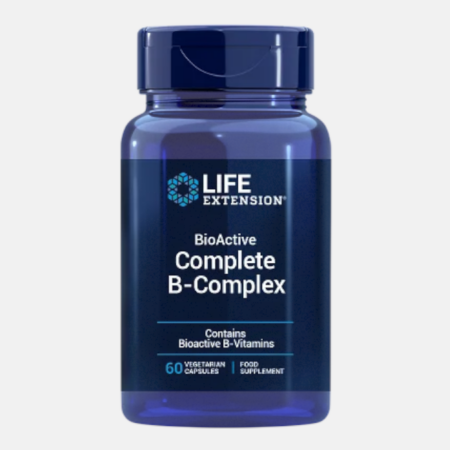 BioActive Complete B-Complex – 60 cápsulas – Life Extension