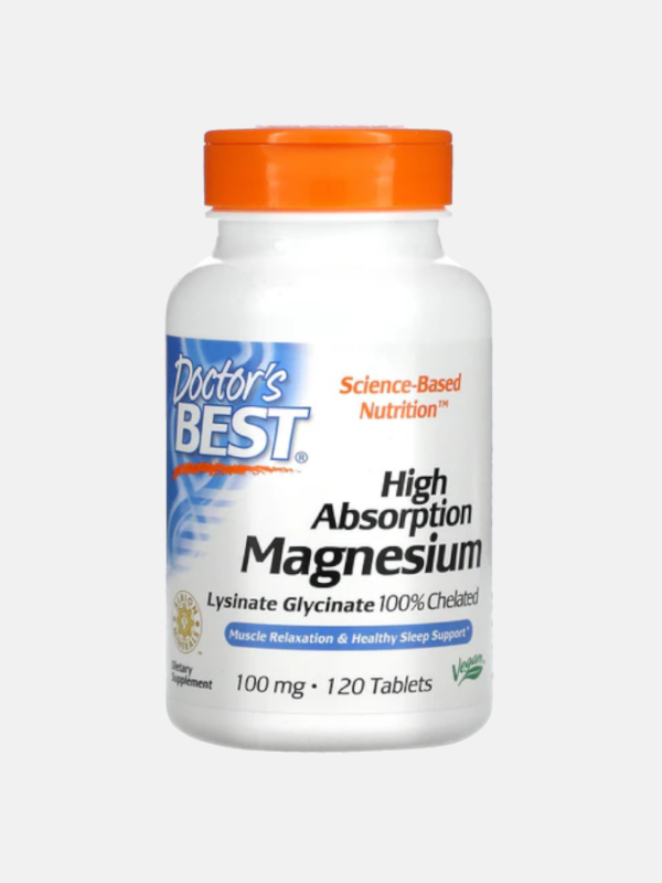 High Absorption Magnesium 100mg - 120 comprimidos - Doctor's Best