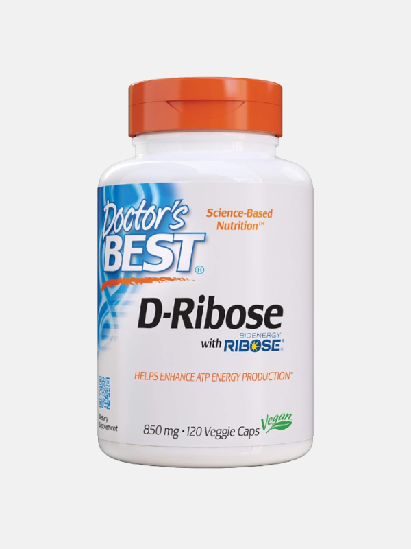 D-Ribose with BioEnergy Ribose 850mg - 120 cápsulas - Doctor's Best