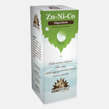 OLIGOCELESTE Zn Ni Co (Zinc Níquel Cobalto) – 50ml – Erbenobili