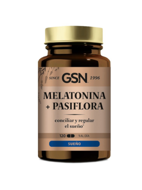 Complejo de Melatonina con Pasiflora - 1 mg - 120 Comprimidos - GSN