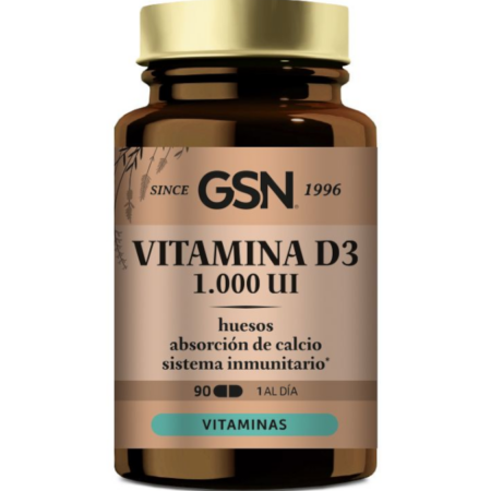 Vitamina D3 – 1000 UI – 90 Comprimidos – GSN