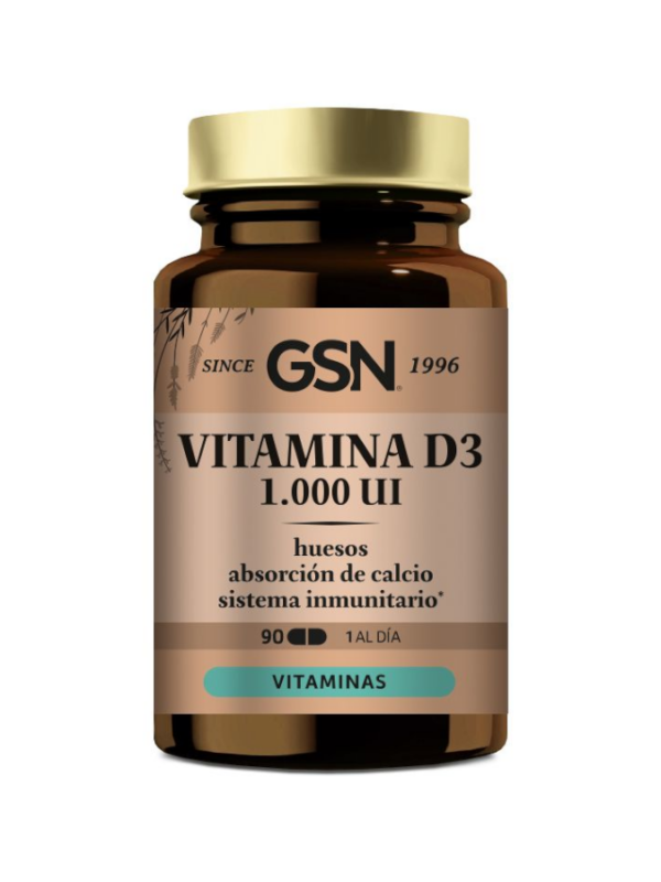 Vitamina D3 - 1000 UI - 90 Comprimidos - GSN