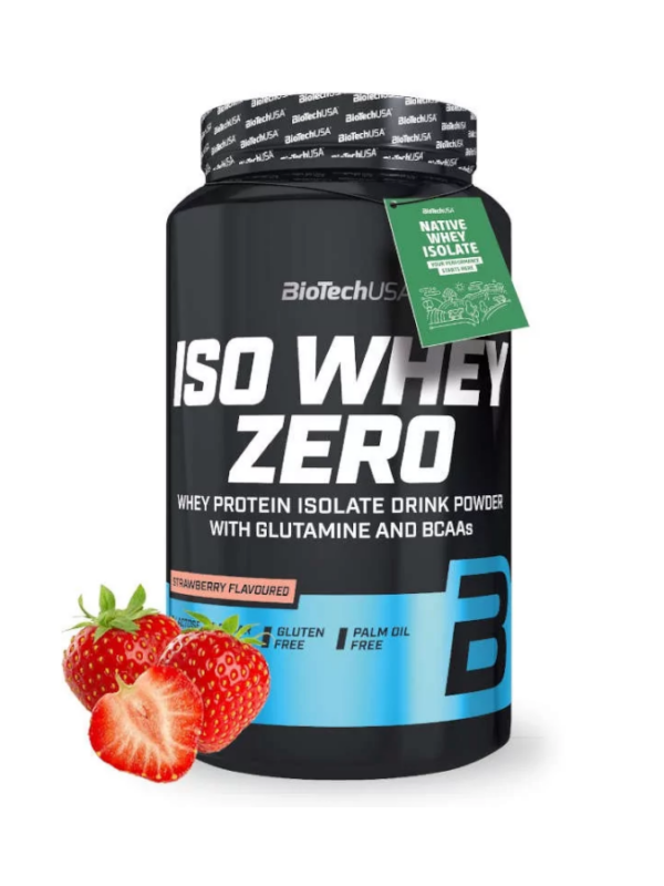 Iso Whey Zero Strawberry - 908g - BioTech USA