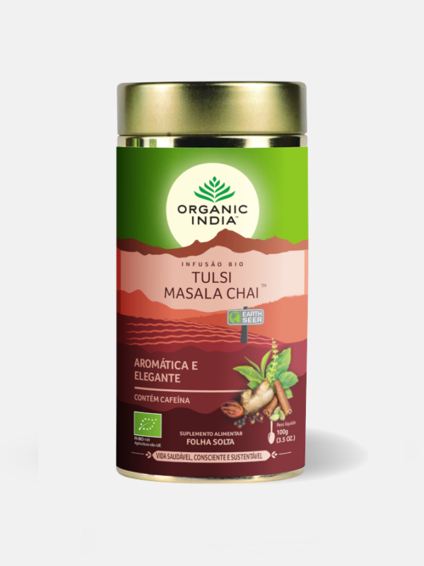 Tulsi Masala Chai Infusión Bio - 100g - Organic India