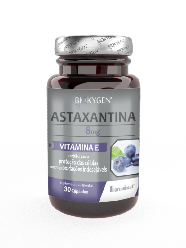 Biokygen Astaxantina 8mg - 30 cápsulas - Fharmonat