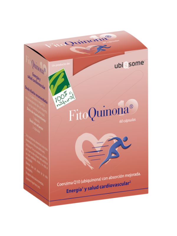 FitoQuinona10 - 60 cápsulas - Cien por Cien Natural